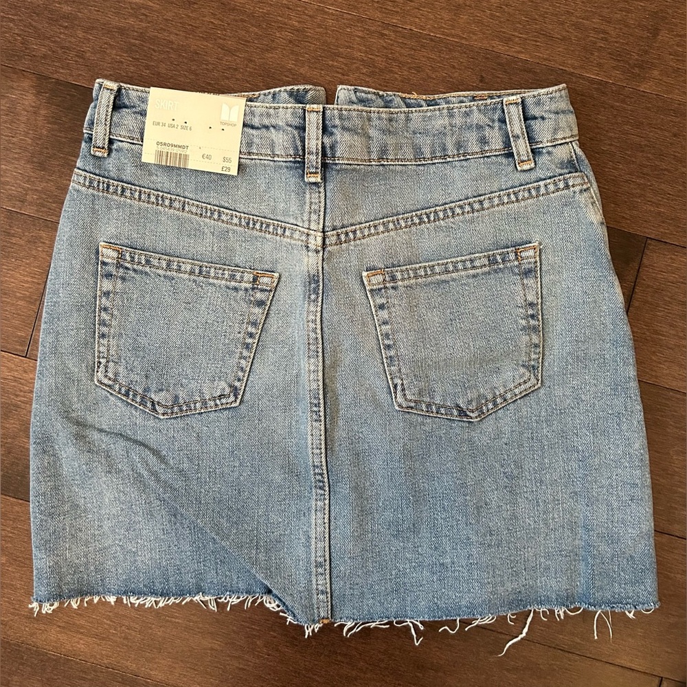 Topshop Denim Skirt - Picture 2 of 2